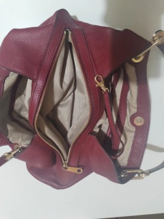 Borsa Michael Kors rossa in pelle