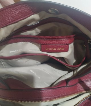 Borsa Michael Kors rossa in pelle