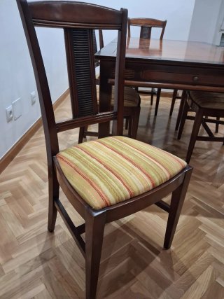 Mueble de salón madera y cristal