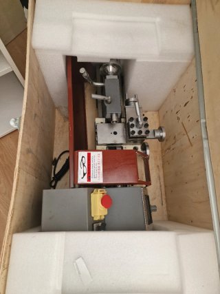 Torno de sobremesa velocidad variable CD-180D