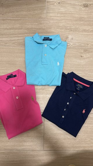 Lote 3 polos Ralph Lauren