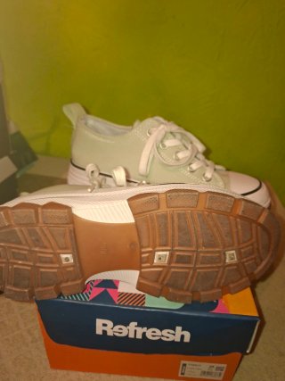 Zapatillas plataforma verde