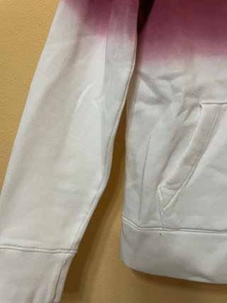 Sudadera Hollister Degradado Rojo/Blanco