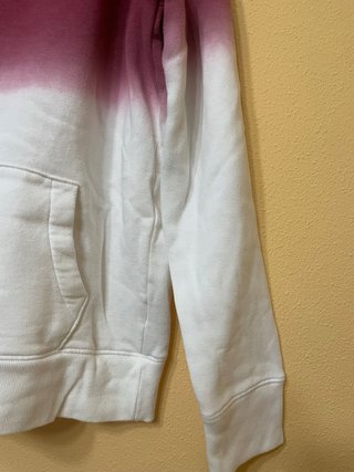 Sudadera Hollister Degradado Rojo/Blanco