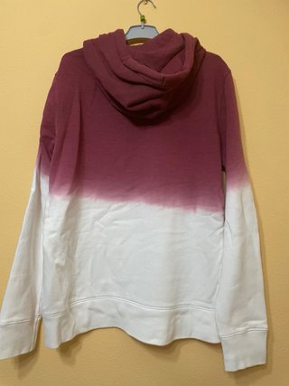 Sudadera Hollister Degradado Rojo/Blanco