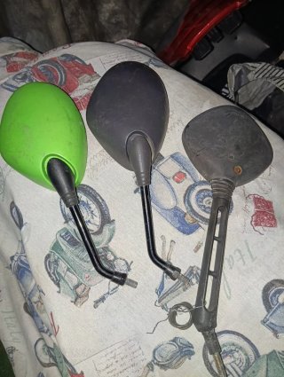 3 Espejos Izquierdos Moto