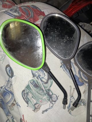 3 Espejos Izquierdos Moto