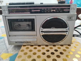 Radio Cassette Antiguo International Años 80