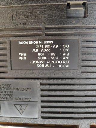 Radio Cassette Antiguo International Años 80