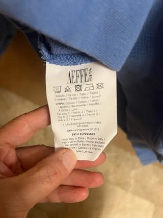 Felpa Alberta Ferretti MONDAY azzurra XS