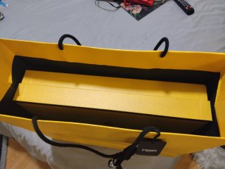 Bolsa Fendi Roma Amarilla y Negra