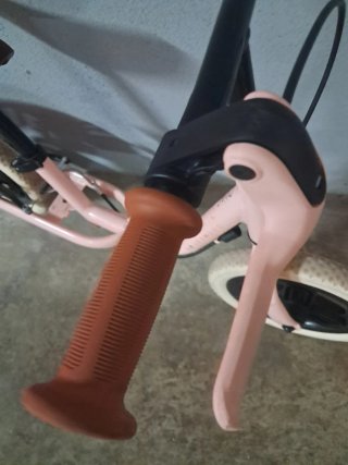 Bicicleta de equilibrio rosa