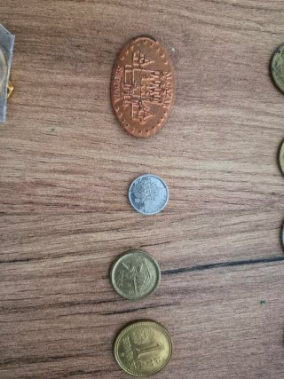 Lote 4 monedas antiguas peseta España