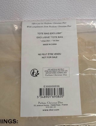Bolso Tote Dior Mariposas + Neceser