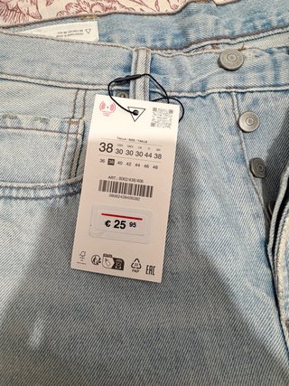 Pantalón corto vaquero Zara hombre Talla 38