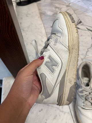 Scarpe New Balance 550 Unisex Bianche Grigie