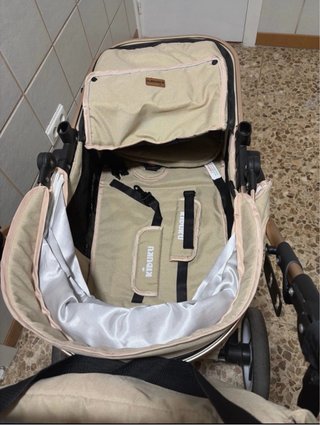 Passeggino 3 in 1 con fasciatoio