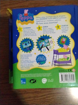 Libro Peppa Pig: Ilumina Letras y Números