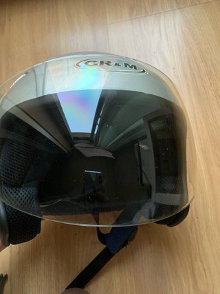 Casco Moto CR&M gris talla M