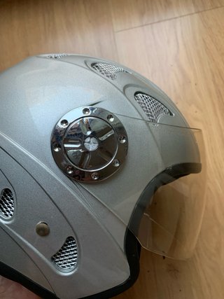Casco Moto CR&M gris talla M