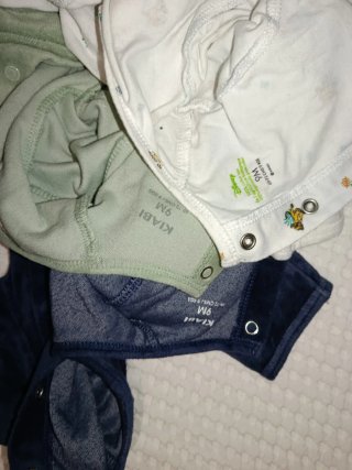 Lote 3 Pijamas Bebé 9 Meses
