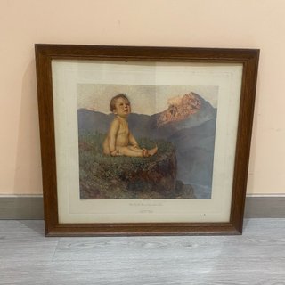 Cuadro lámina de obra antigua