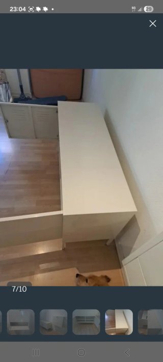 Mueble metálico PS blanco crema