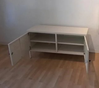 Mueble metálico PS blanco crema