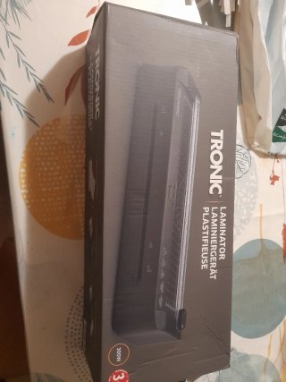 Plastificadora Tronic Negra (300W)