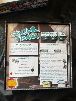 Juego de mesa Social Train