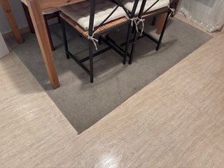 Alfombra gris Ikea
