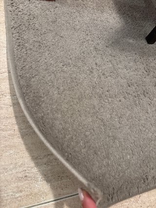 Alfombra gris Ikea