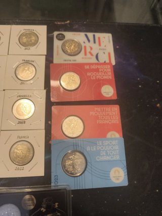 Monedas 2 Euros Conmemorativas Francia
