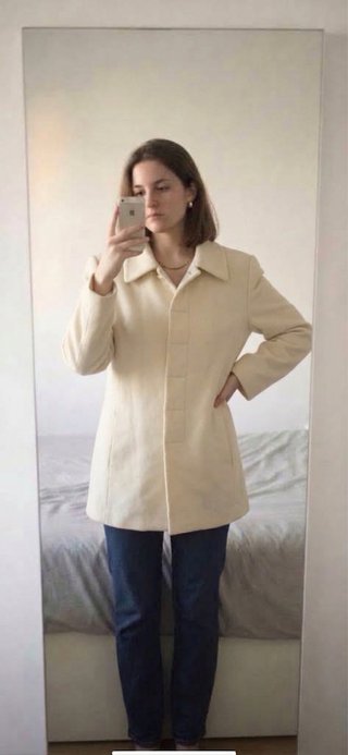 Abrigo Leuka Donna Beige/Blanco Roto