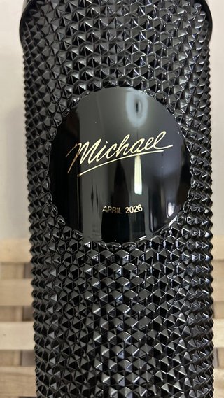 Bicchiere Michael Jackson Microfono Nero