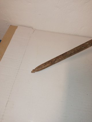 Antigua Barrena de Mano Madera/Forja