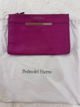 Bolso Clutch Pedro del Hierro Rosa