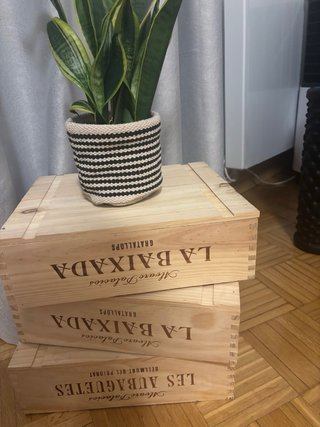 3 Cajas Madera Vino Alvaro Palacios