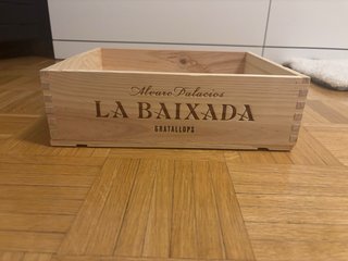 3 Cajas Madera Vino Alvaro Palacios