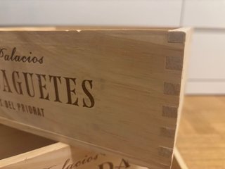 3 Cajas Madera Vino Alvaro Palacios