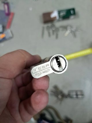 Bombín Tesa Seguridad 3+8cm