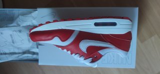 Nike Air Max 1 By You 36.5 Rosso/Bianco Nuove