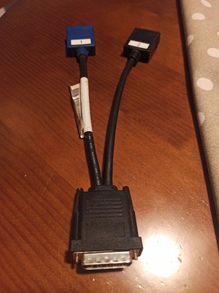 Adaptador DVI a VGA para Monitor y PC (Doble Panta
