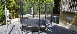Cama elástica para jardín