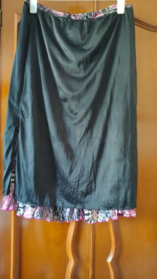 Falda Midi Boho Estampado Animal y Paisley