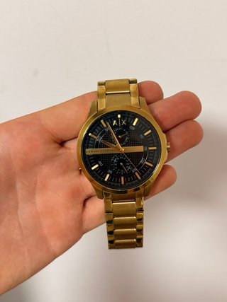 Reloj Armani Exchange Dorado Negro