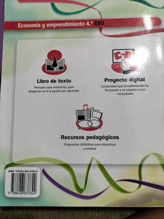 Libros de texto 4 ESO  20€ cada libro