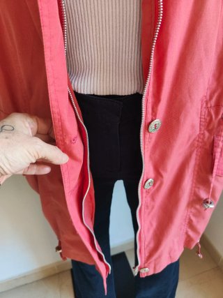 Parka Vintage Mujer Rosa