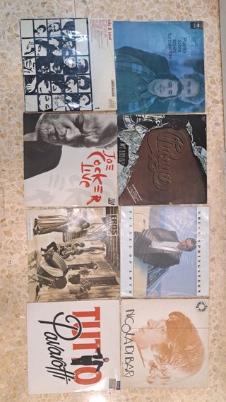 Lote 8 Vinilos Música Variada