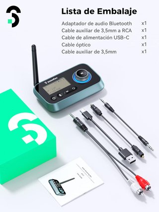 Transmisor Receptor Bluetooth SOOMFON Nuevo